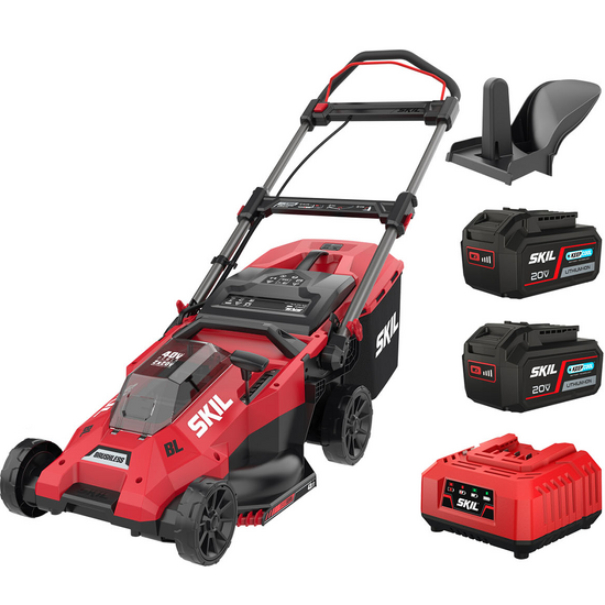 PROMO - Skil 0140 BA - Tagliaerba a batteria - 2x20V/4ah - Taglio 43cm