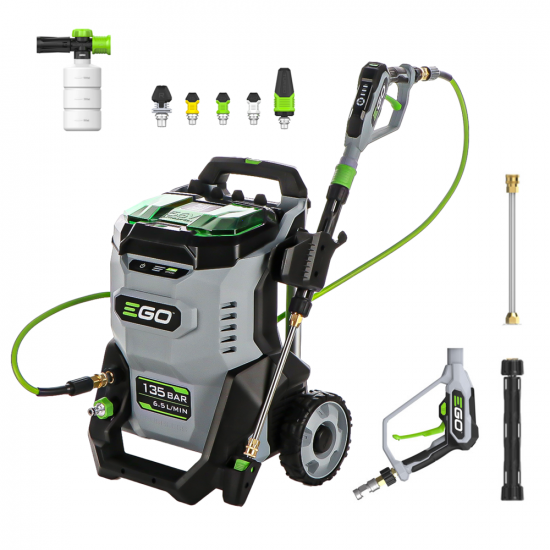 EGO HPW2000E - Idropulitrice a batteria - 180 bar - 6.5 l/min - 56V - SENZA BATTERIA E CARICABATTERIE