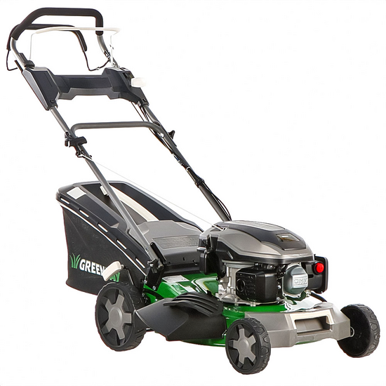 GreenBay GB-LM 46 S - Tagliaerba trazionato - 4 in 1 - Motore a scoppio da 170cc