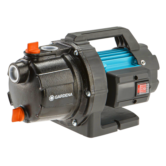 Gardena 3700/4 BASIC - Pompa da giardino 800W - 4,1 bar - 3.700 l/h