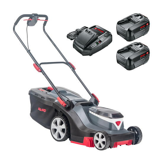AL-KO 38.2 Li Comfort - Tagliaerba a batteria - Taglio 38 cm - 2x 18V/4,0Ah
