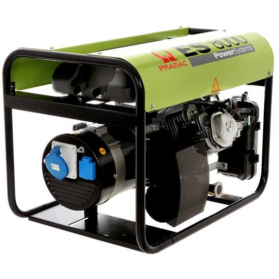 OUTLET - PICCOLI DIFETTI ESTETICI - Pramac ES 8000 - Generatore di corrente 6.4 kW - Continua 5.4 kW Monofase