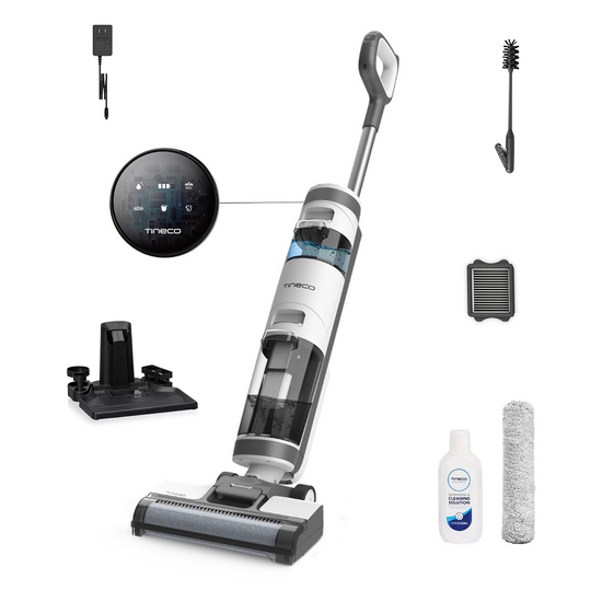 Tineco iFloor 3 Plus - Lavapavimenti a batteria 3 in 1: lava, asciuga e aspira