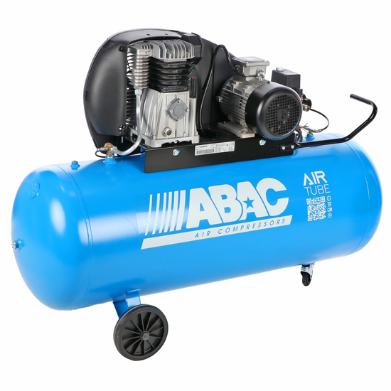 ABAC EXT A39B 270 CT4 - Compressore aria elettrico trifase a cinghia - Motore 4 HP – 270 lt