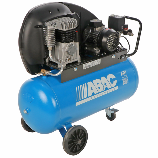 ABAC EXT A29B 90 CT3 - Compressore aria elettrico trifase a cinghia - Motore 3 HP - 90 lt
