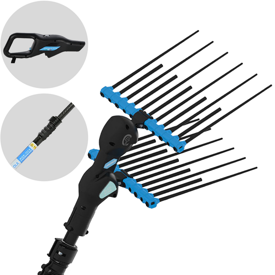 Campagnola Alice STAR ECO Plug-in - Asta in carbonio da 150-220 cm - Abbacchiatore elettrico