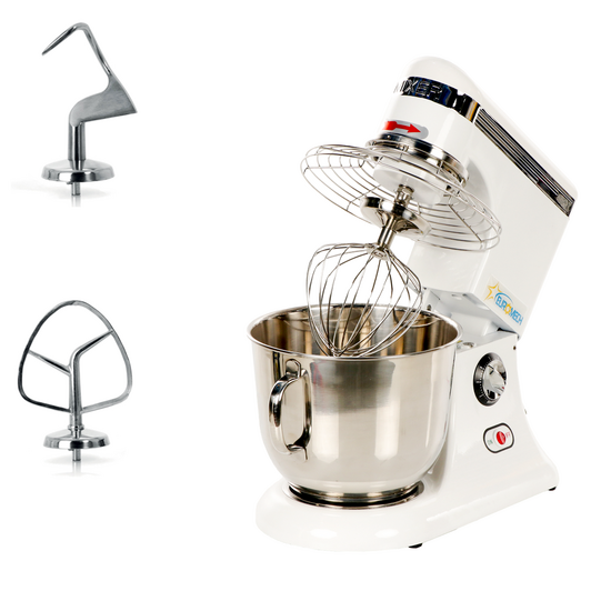 Euromech EPM 5 - Impastatrice planetaria a velocit&agrave; variabile - Vasca in inox 5L