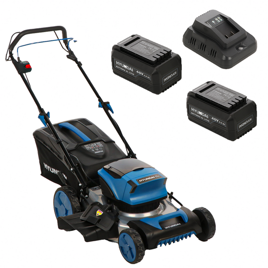 Hyundai SRCZE46A - Tagliaerba semovente a batteria - 2x40V/4Ah - Taglio 46cm