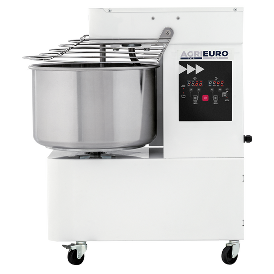 Mixer 2000 T-2G DIG - Impastatrice a spirale - Da 16 Kg trifase a 2 velocità - Schermo digitale