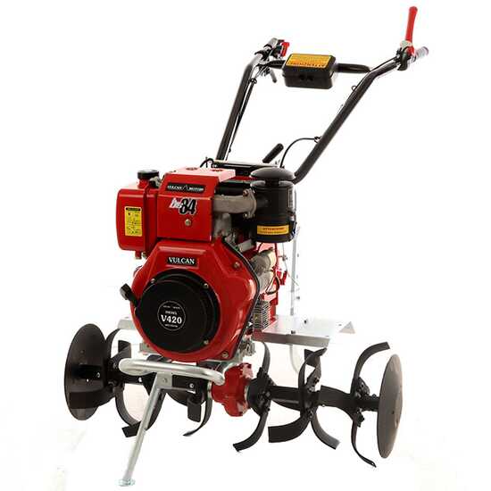 Diesse DS84 - Motozappa diesel 10.5 HP - Vulcan 418cc con Avviamento Elettrico