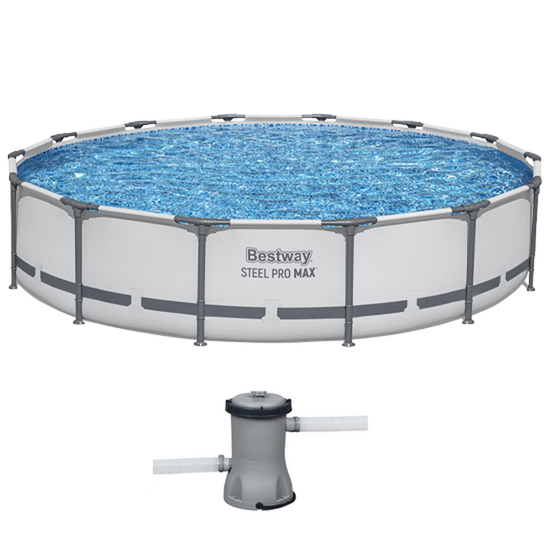 Bestway Steel Pro Max 56595 - Ø427x84 cm - Piscina Rotonda