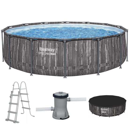 Bestway Steel Pro Max 5614Z - &Oslash;427x107 cm - Piscina Rotonda