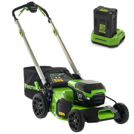 Greenworks GD60LM51SPK4 - Tagliaerba semovente a batteria - 60V/4Ah - Taglio 51 cm