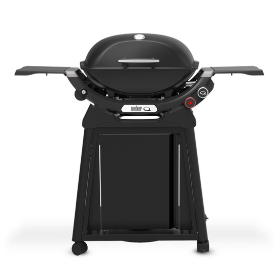 Weber Q2800N+ - Barbecue a gas con carrello Premium - Ripiani laterali