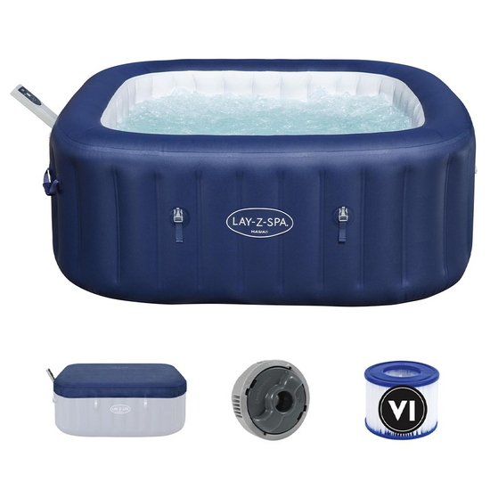 Bestway Lay-Z-Spa Hawaii AirJet 6001H - 180x180x71 cm - Piscina idromassaggio spa