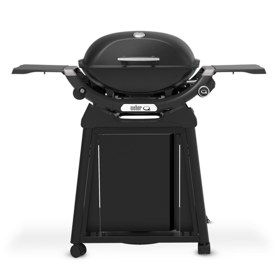 Weber Q2200N - Barbecue a gas con carrello Premium - Ripiani laterali