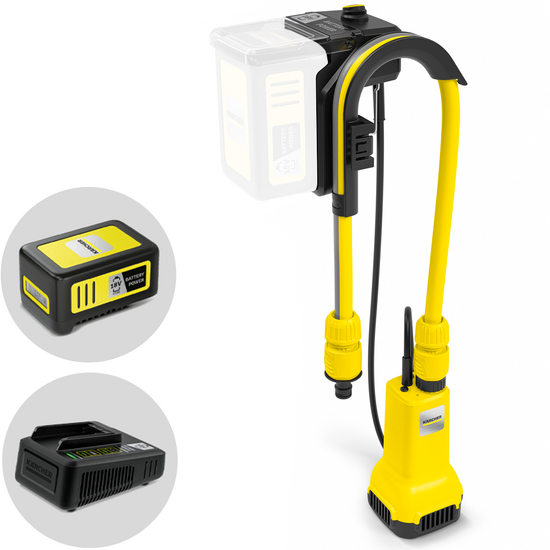 Karcher BP 2.000-18 Barrel - Pompa sommersa per acque chiare - 18V 5Ah