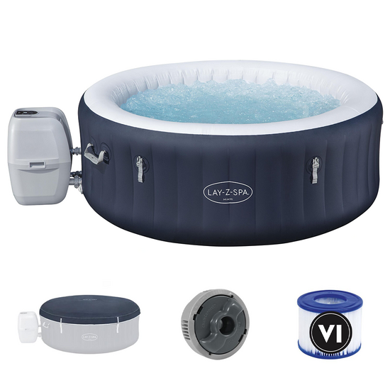 Bestway Lay-Z-Spa Miami AirJet 6001C blu - &Oslash;180x66 cm - Piscina idromassaggio spa per 3-4 Persone