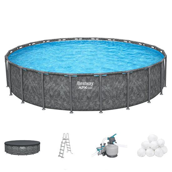 Bestway APX 365 561JZ - &Oslash;671x132 cm - Piscina rotonda per 16-20 Persone
