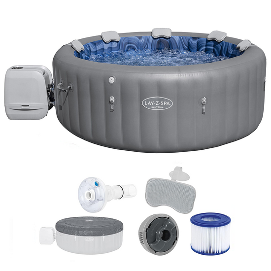 Bestway Lay-Z-Spa Santorini HydroJet 6001T - Ø216x80 cm - Piscina idromassaggio spa