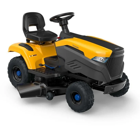 OUTLET - UTILIZZATO PER PROVA - Stiga Tornado 7108e - Trattorino tagliaerba a batteria - Motore elettrico a batteria 48V/64Ah - scarico laterale