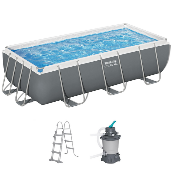 Bestway Steel Pro Max 56442 - 404x201x100 cm - Piscina fuori terra per 5-6 Persone