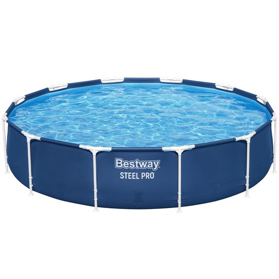 Bestway Steel Pro 56706 - &Oslash;366x76 cm -Piscina Rotonda per 5-6 Persone