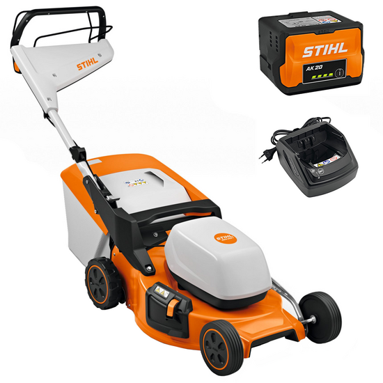 STIHL RMA 253 T - Tagliaerba trazionato con batteria AK 20 - 36V 4Ah - Taglio 51 cm