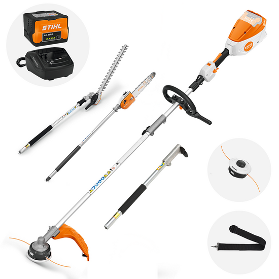 STIHL KMA 80 R - Decespugliatore multifunzione con batteria AK 30 S - 36V 5Ah