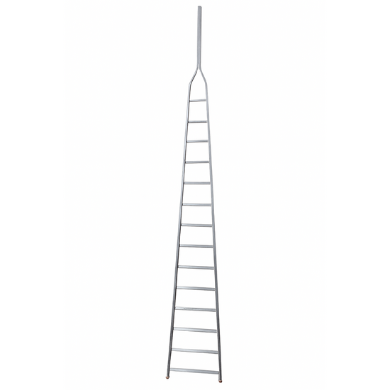 Scala agricola da potatura in alluminio S8000 14/1, 14 gradini, 5 m - Altezza stimata operativa 6 m