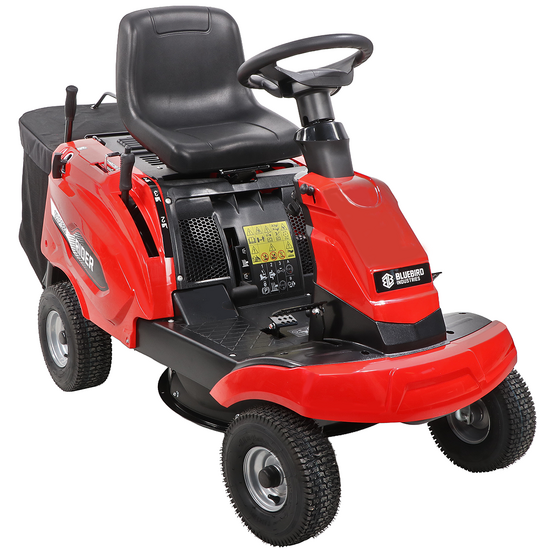 BlueBird TR P 62H - Trattorino tagliaerba mini-rider - Motore da 224cc