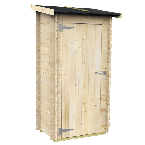 Alce Arturo 94x64 - Casetta porta attrezzi in legno - Con tetto monofalda - 94x64x188 cm