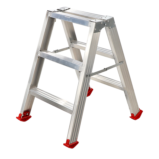 Scala in alluminio doppia 1031, 2x3 gradini, 0.72 m - Altezza stimata operativa 1.72 m