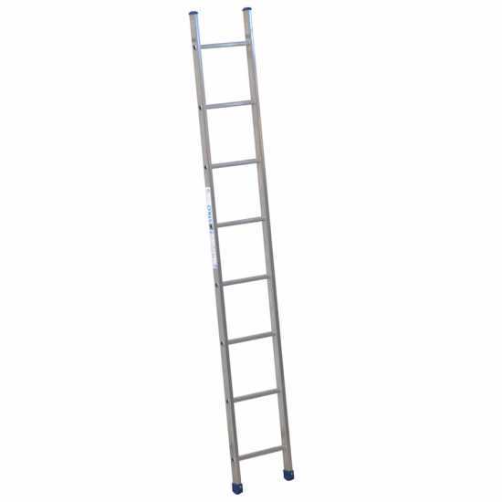 Facal Stilo SL-08, 8 gradini, 2.46 m - Scala in alluminio semplice singola - Altezza stimata operativa 3.39 m