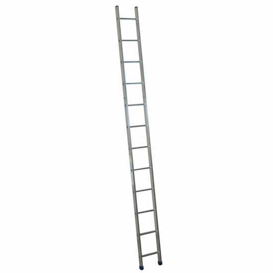 Facal Stilo SL-12, 12 gradini, 3.66 m - Scala in alluminio semplice singola - Altezza stimata operativa 4.56 m
