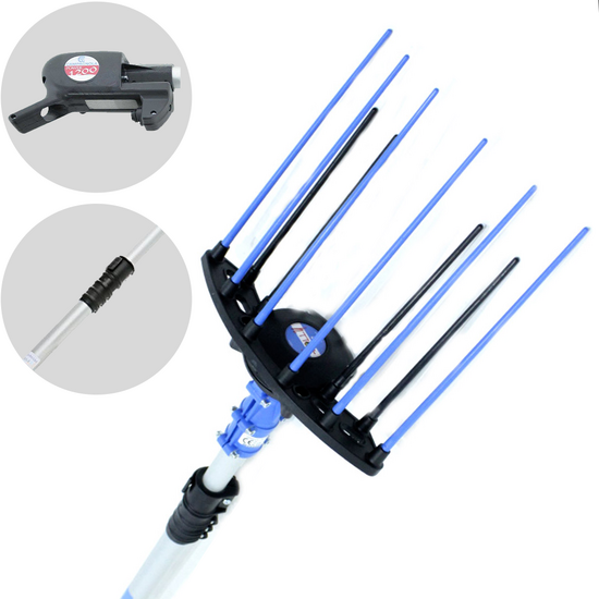 Campagnola Nuovo Holly - Asta in alluminio - 330 - 245 cm - Abbacchiatore elettrico a batteria -