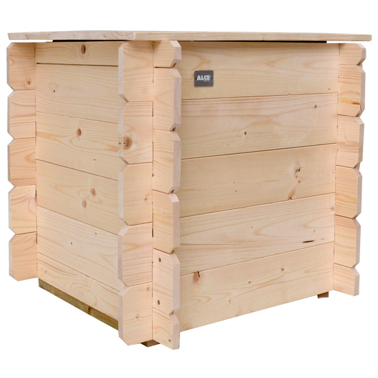 Alce Gaia - Baule porta attrezzi da giardino - 60x60x54 cm