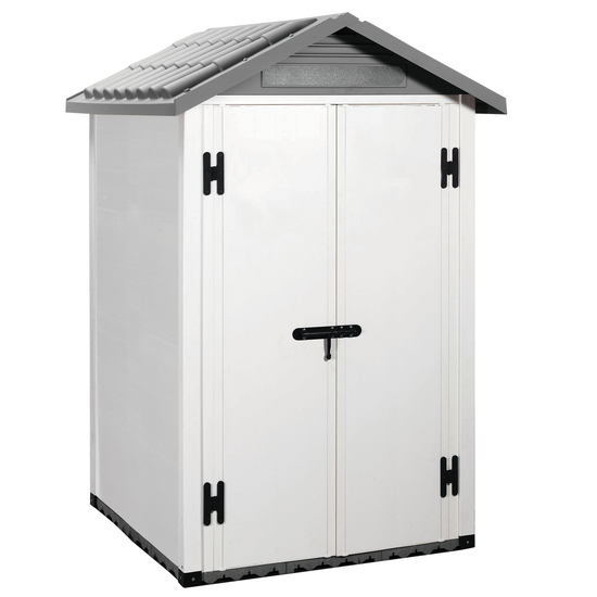 Garofalo Urban 120 - Casetta da giardino - Con porta a doppia anta - 122.5x122.5x214 cm