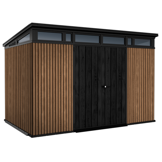 Keter Signature Venetian 11x7 - Casetta da giardino - Con porta doppia anta - 340x218x226 cm