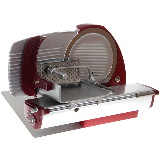 OUTLET - DIFETTI ESTETICI - Berkel Home Line HL250 Rossa - Affettatrice con lama in acciaio cromato da 250 mm