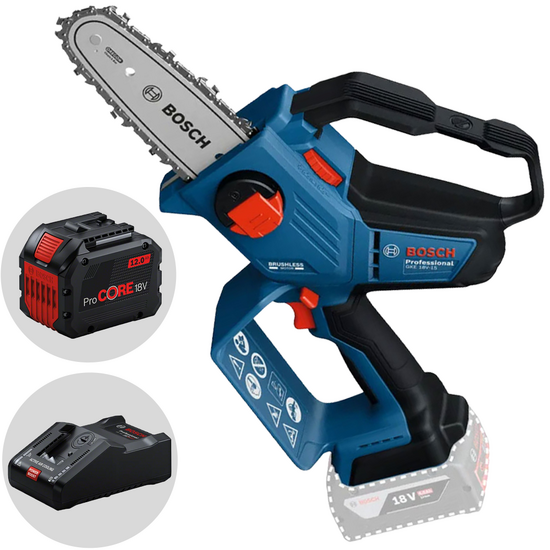 Bosch Professional GKE 18V‑15 - Potatore manuale a batteria - 18V 12Ah