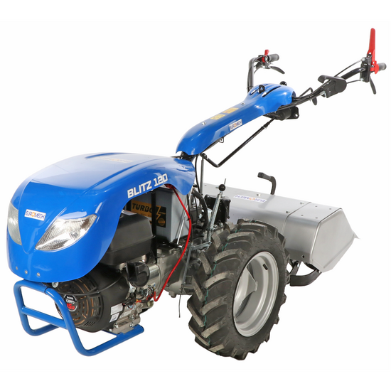 EuroMech BLITZ 120 - Motocoltivatore a benzina - Yagmur R420 - 16 HP - Avviamento elettrico
