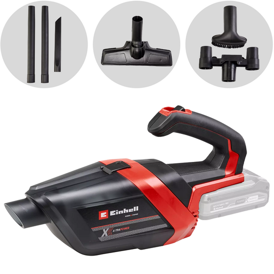Einhell TE-HV 18/06 Li - Solo - Aspirapolvere portatile a batteria - 18V - SENZA BATTERIE E CARICABATTERIE