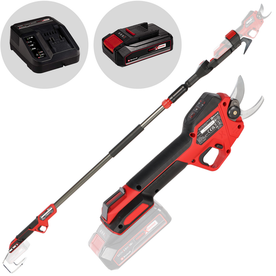 Einhell GP-LS 18/28 Li T BL - Forbice elettrica da potatura su asta - 18V 2.5Ah