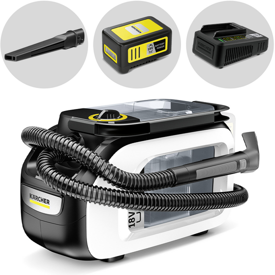Karcher SE 3-18 Compact - Lavamoquette - Aspiraliquidi - 18V 5Ah