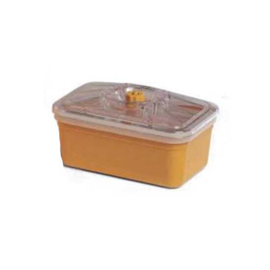 Contenitore per vuoto 20x13 - altezza 8cm - con coperchio - professionale