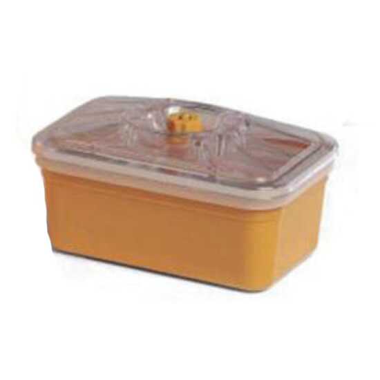 Contenitore per vuoto 20x25 - altezza 8cm - con coperchio - professionale