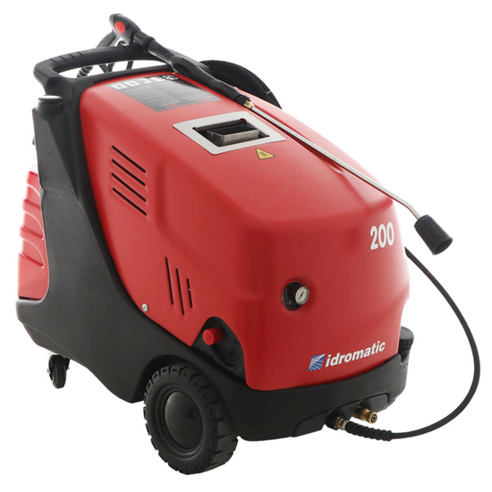 OUTLET - PICCOLI DIFETTI ESTETICI - Idromatic Kon 200.15 - idropulitrice ad acqua calda industriale - trifase - 200 bar - 900 lt/h