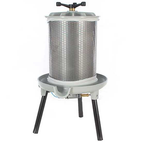 OUTLET - PICCOLI DIFETTI ESTETICI - Grifo PEA40 - Pressa pneumatica per frutta 40 L - Vasca in INOX