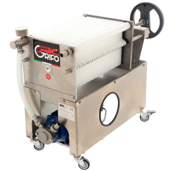 OUTLET - PICCOLI DIFETTI ESTETICI - Grifo Professional FCP30-Olio - Filtro a cartoni per olio carrellato - Pompa in INOX